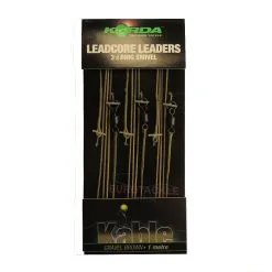 Korda Leadcore Leader Ring Swivel Gravel Brown 1m