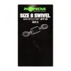 Korda Swivels Size 8 - 20 Pcs