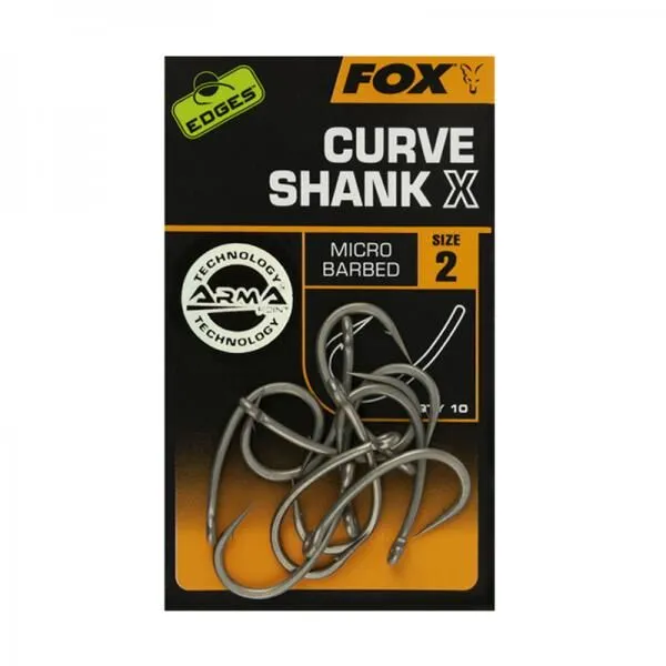 Fox Edges Curve Shank X Hooks 2 Fox Edges Curve Shank X Hooks