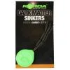 Korda Sinkers Tungsten Green