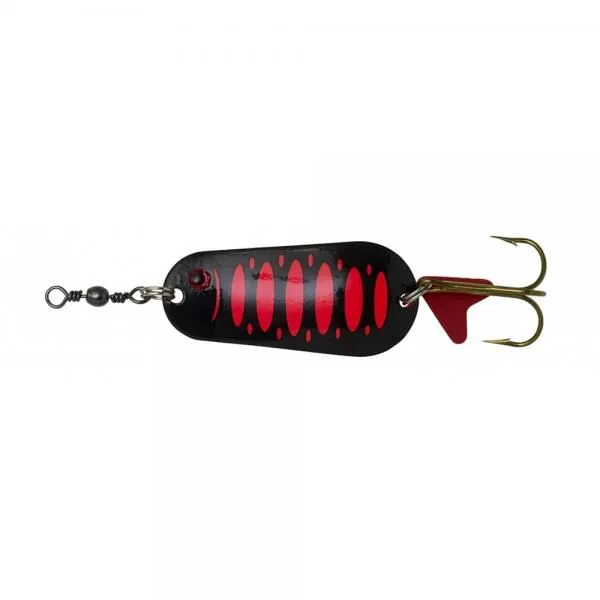 Dam Effzett Standard Spoon Fluo Red/Black UV 3 Dam Effzett Standard Spoon Fluo Red/Black UV
