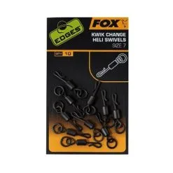 Fox Edges Kwik Change Heli Swivels Size 7 -Endtackle Verkoopwinkel 1475519Fox Edges Kwik Change Heli Swivels Size 7 1