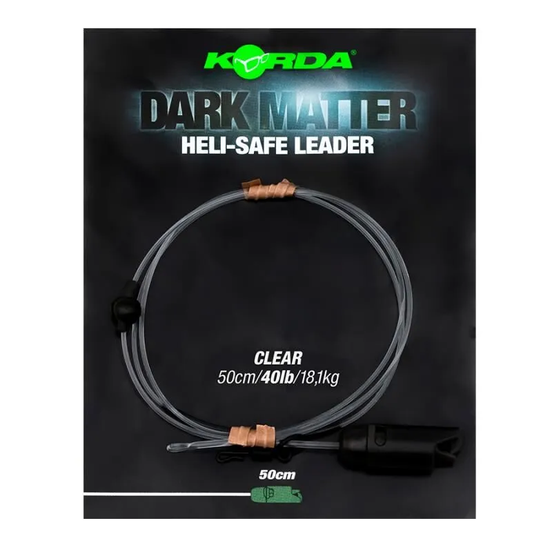 Korda Dark Matter Leader Heli Safe 40lb 50cm 6 Korda Dark Matter Leader Heli Safe 40lb 50cm - Afbeelding 4