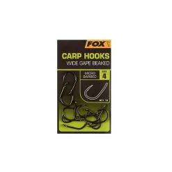 Fox Carp Hooks Wide Gape Beaked