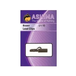 Ashima Lead Clips Dark Brown