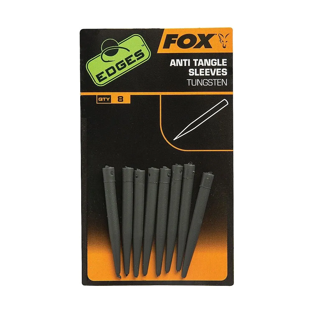Fox Edges Anti Tangle Sleeves Tungsten 3 Fox Edges Anti Tangle Sleeves Tungsten