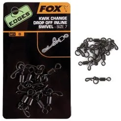 Fox Edges Kwik Change Drop Off Inline Swivel Size 7